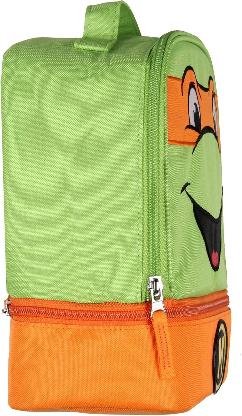 INTIMO Teenage Mutant Ninja Turtles TMNT All Turtles Dual Compartment Lunch Box (Michelangelo) - Image 3